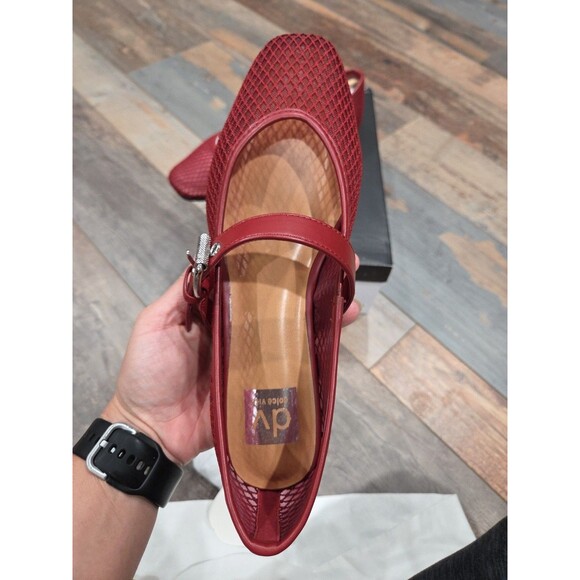 Dolce Vita Mulaney Red (More Burgandy) Mesh Shoe Size 8.5 - Picture 8 of 16